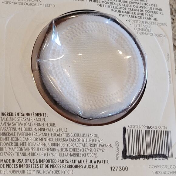 Cover Girl Clean Pressed Powder Talc Normal Skin CLASSIC TAN #160 .39oz NOS✨️NEW - Picture 7 of 8